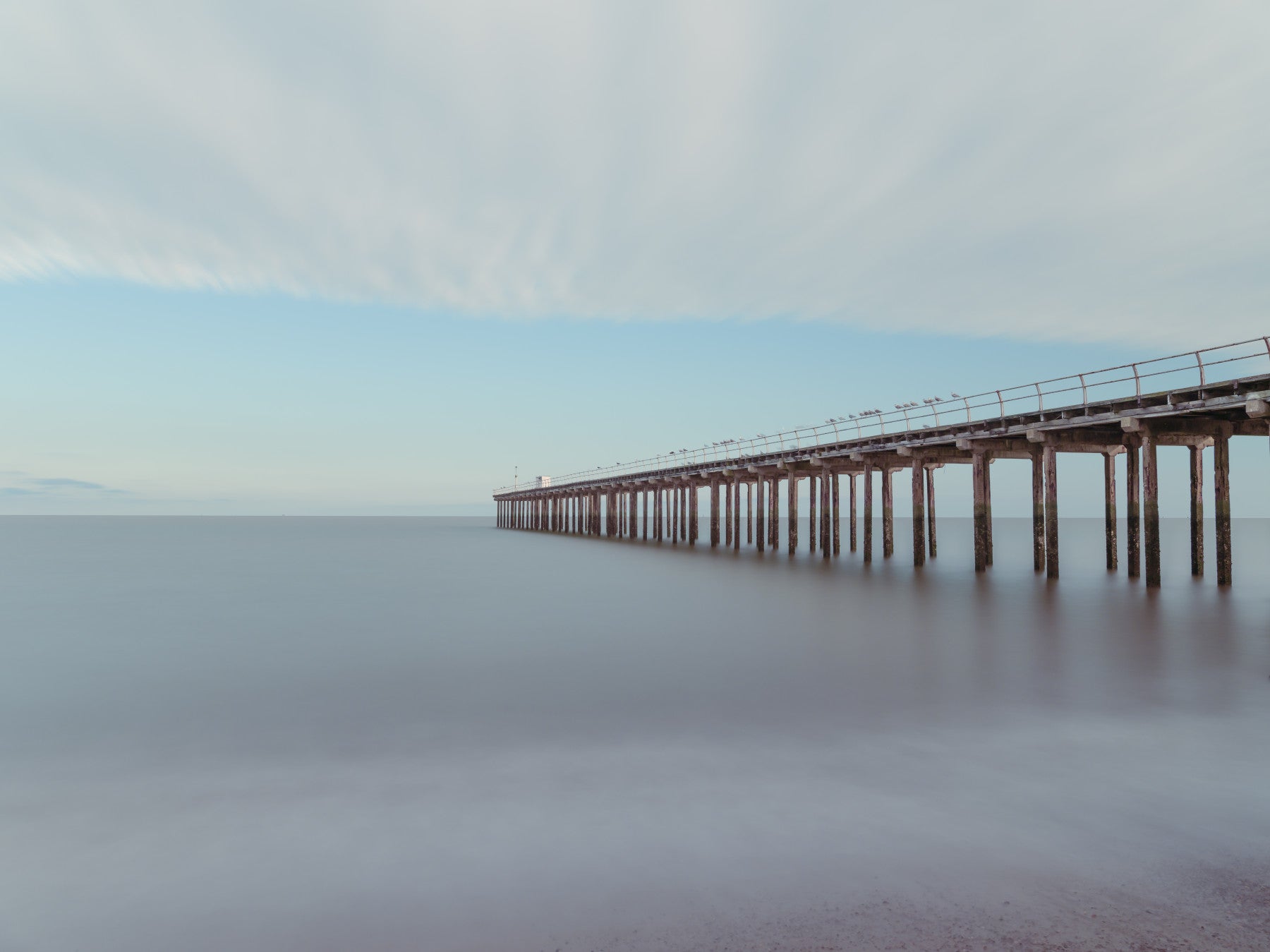Serene Wharf Wall Mural