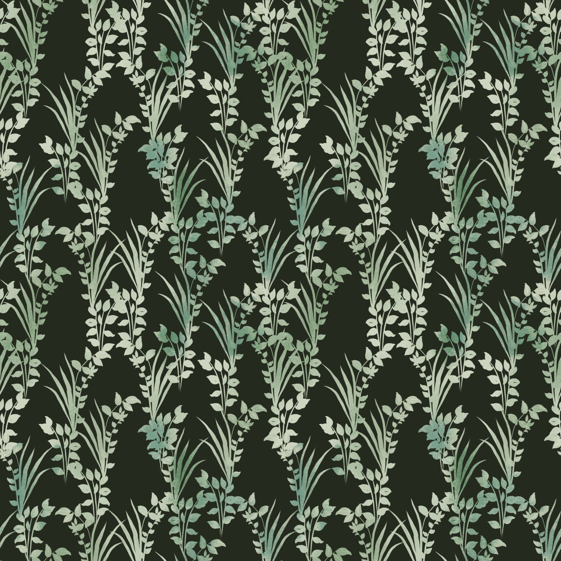 Papier peint Fleurs de feuilles murmurantes in your room — zoomed