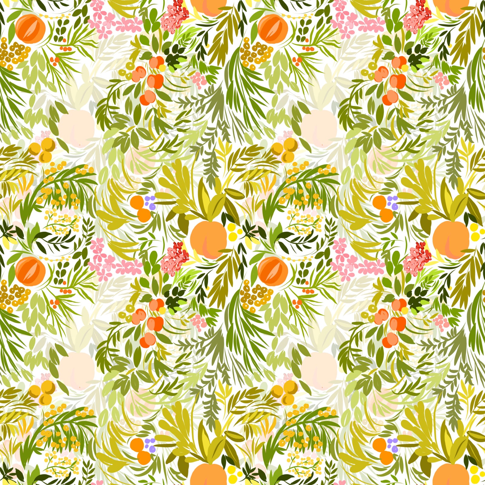 Citrus Bloom Wallpaper⁠