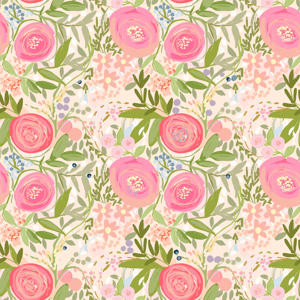Rosy Reverie Wallpaper‚Å† in your room — zoomed