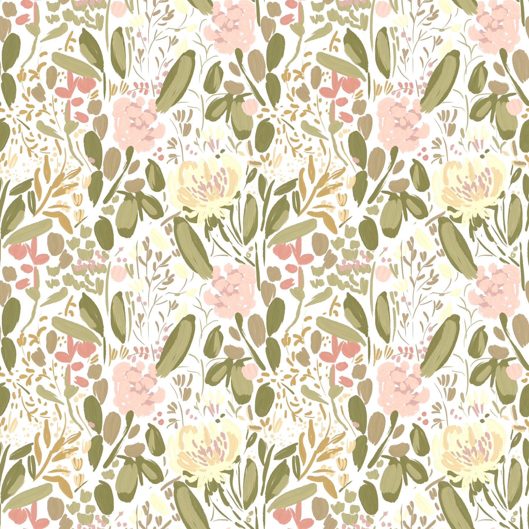 Papier peint Fleurs Harmonie Florale