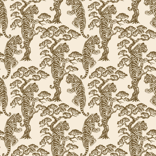 Papier peint Tigres exotiques