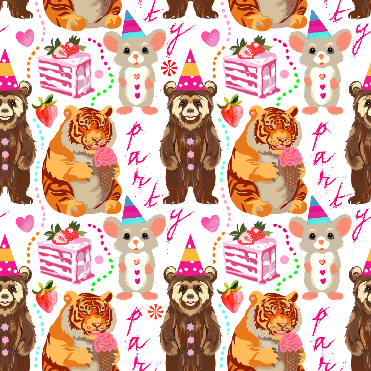 Party Animal Parade Wallpaper⁠ in your room