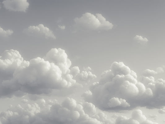Dreamy Cloud Canvas Dancer Mural