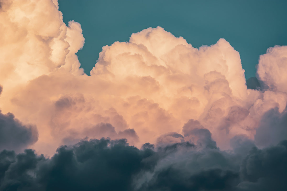 Clouds #8 Wall Mural in your room — zoomed