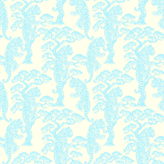 Papier peint Arbres Tigre Aqua