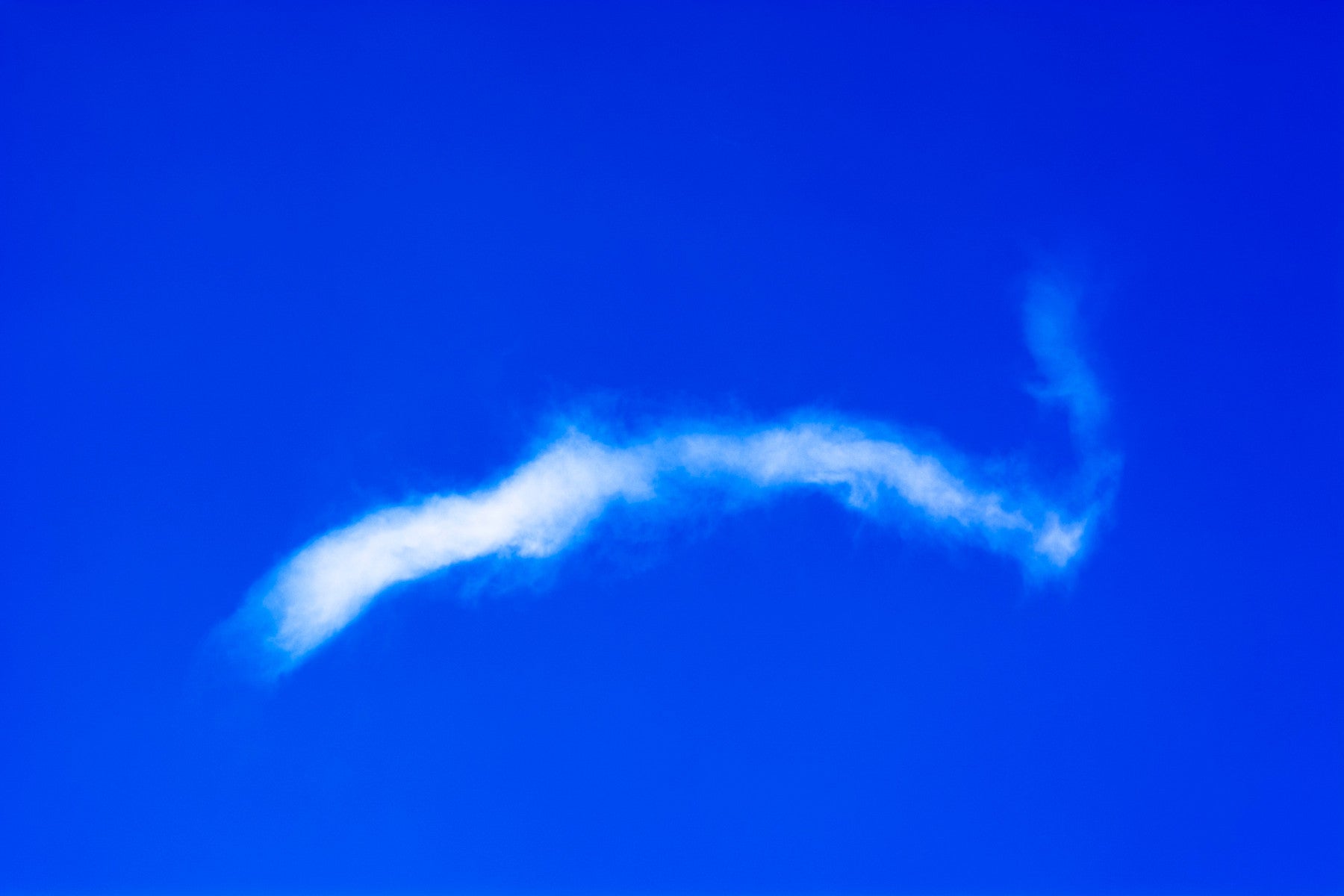 Blue | Cloud Wall Mural in your room — zoomed