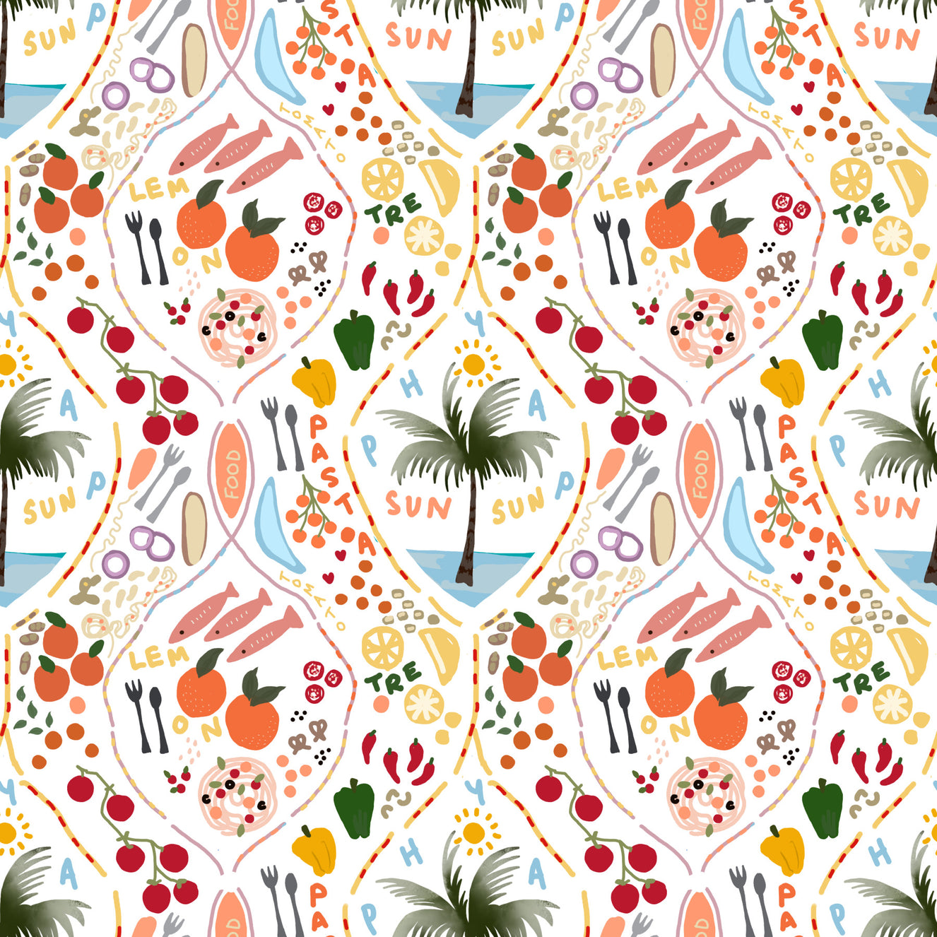 Island Feast Wallpaper⁠