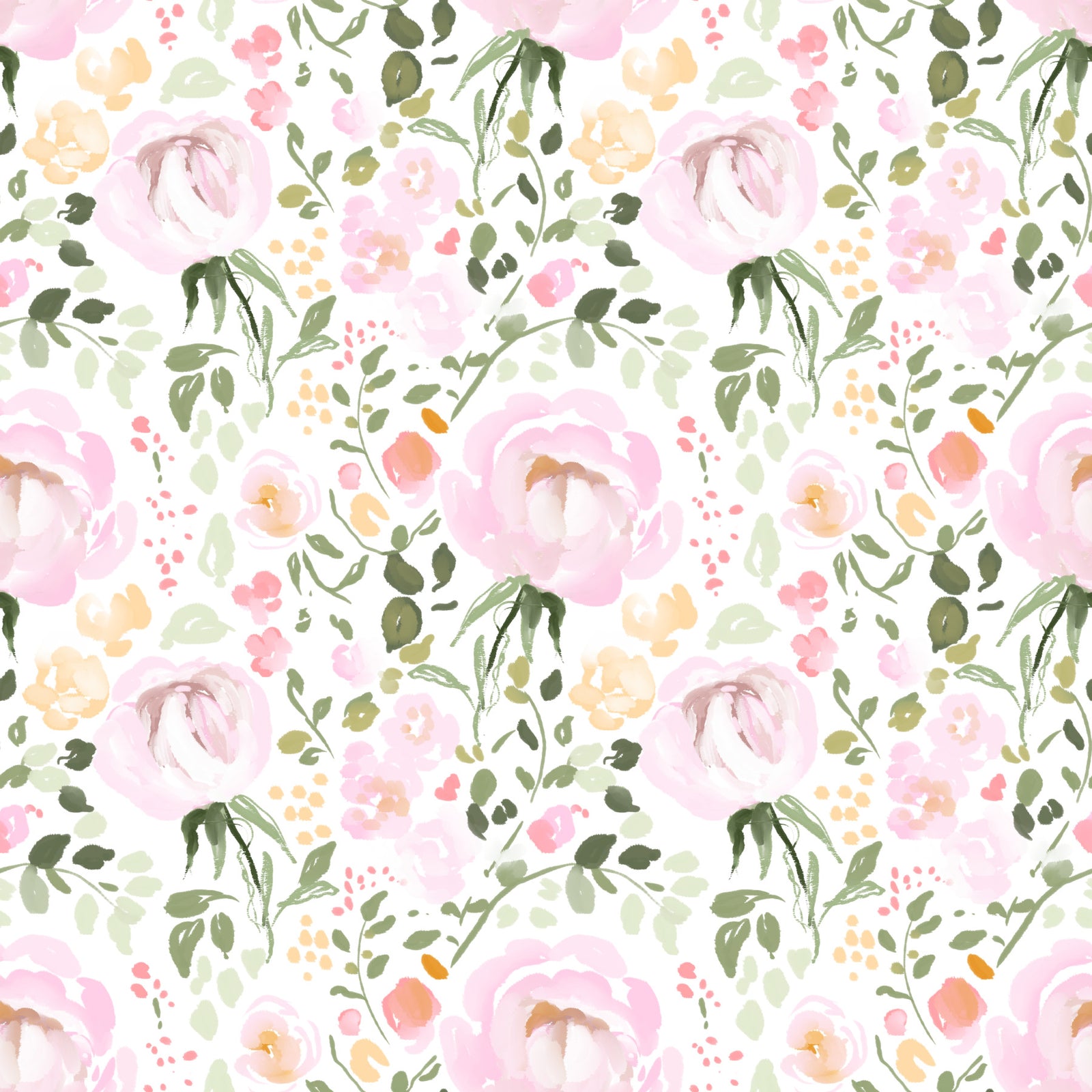 Watercolor Roses Wallpaper⁠ in your room