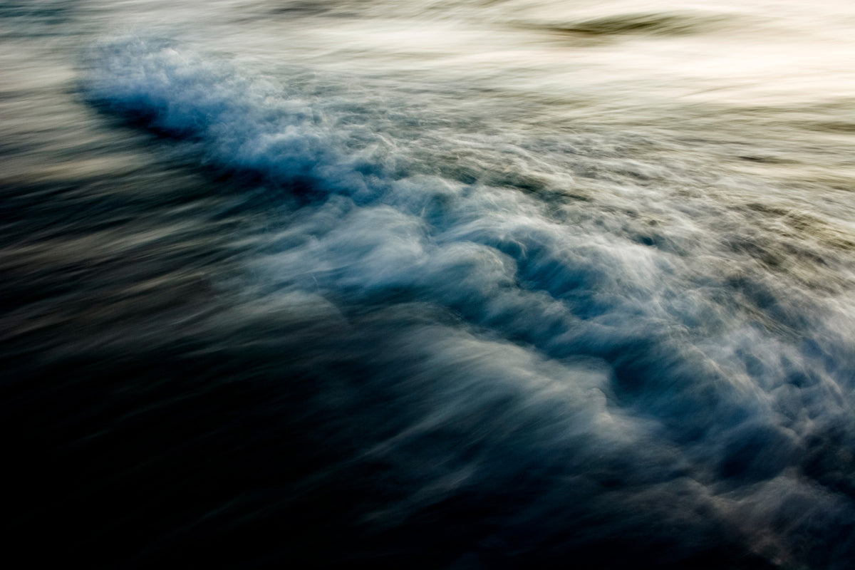 The Uniqueness of Waves XLVI Wall Mural in your room — zoomed