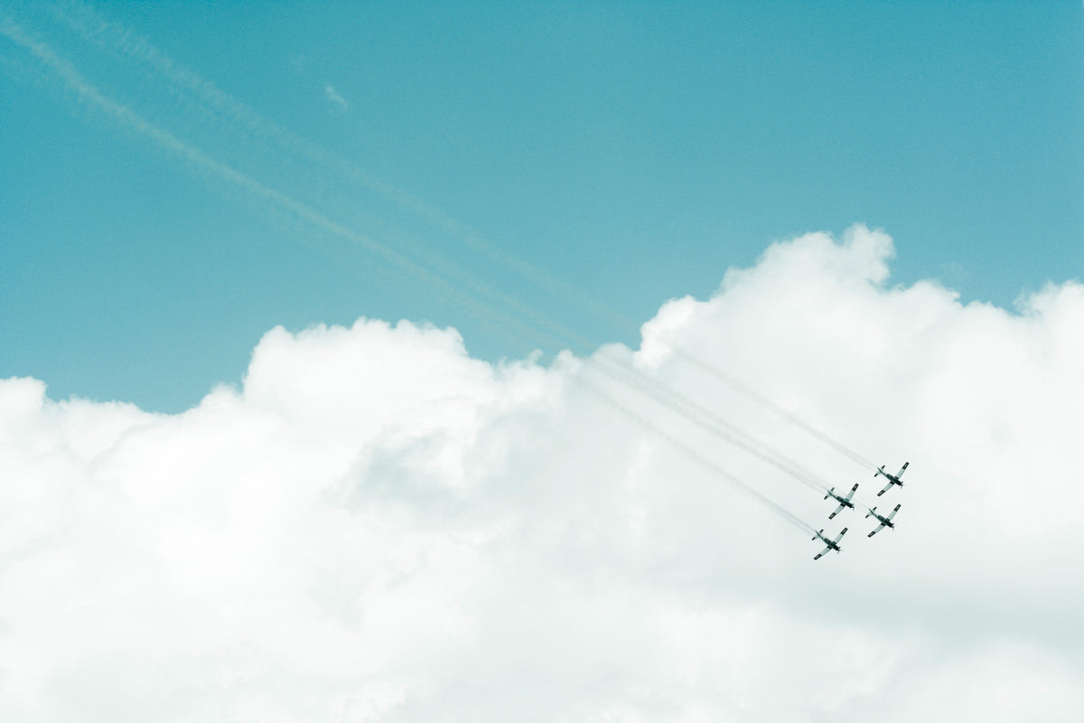 Aerial Show III Wall Mural in your room