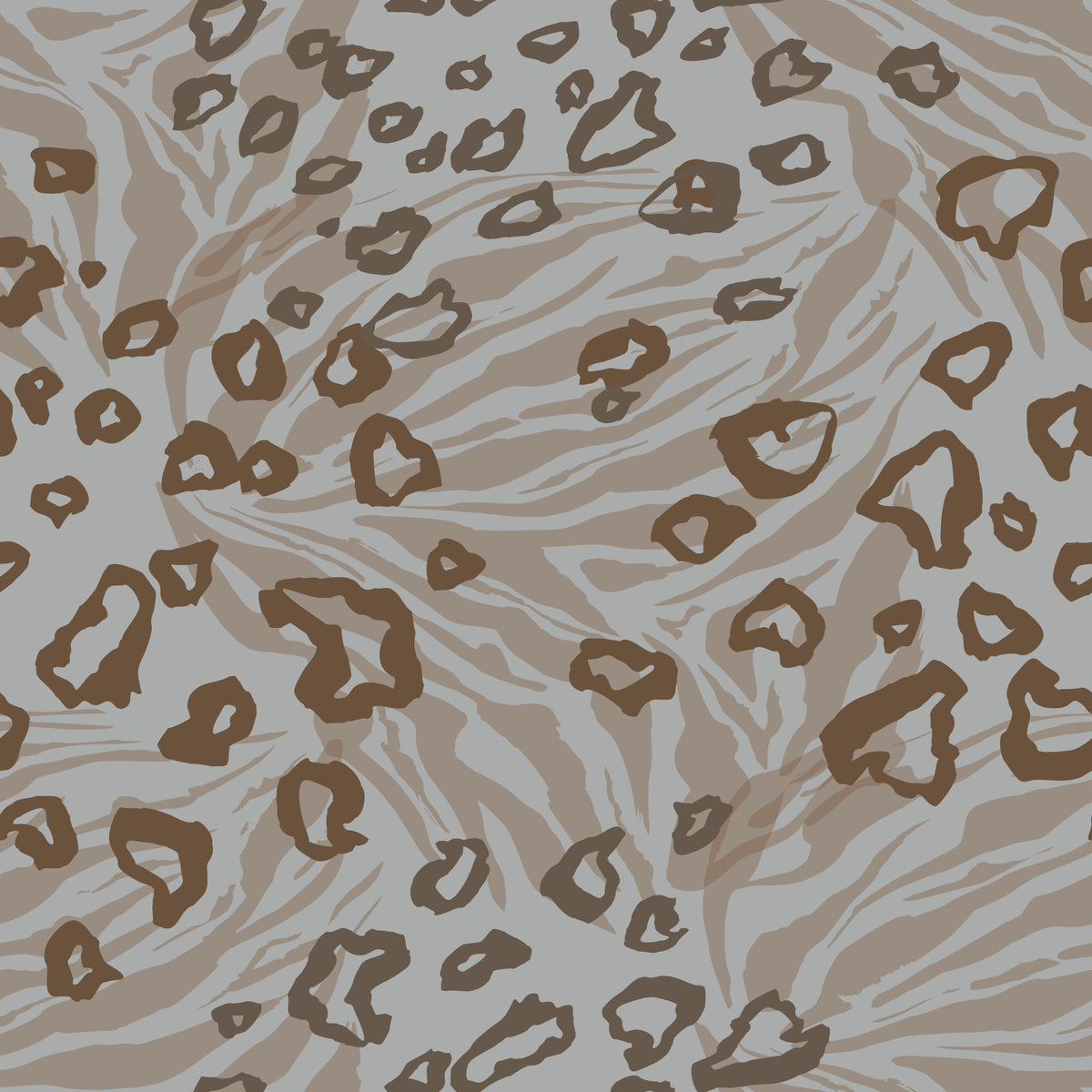 Papier peint Animalia tons terreux in your room — zoomed