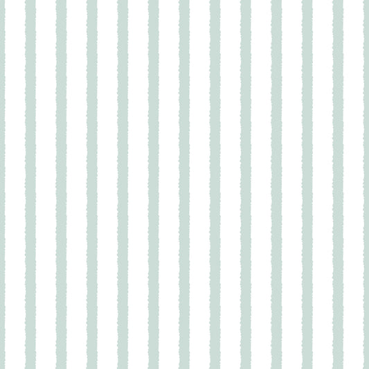 Papier peint rayures organiques sauge claire