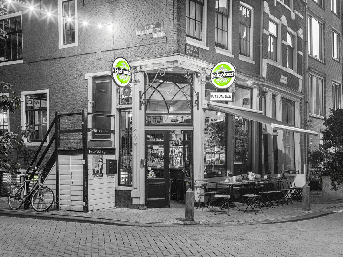 Amsterdam Cafe Wall Mural in your room