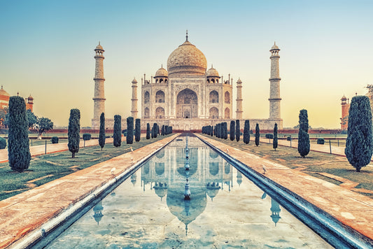 Taj Mahal Reflection Serenity Wall Mural