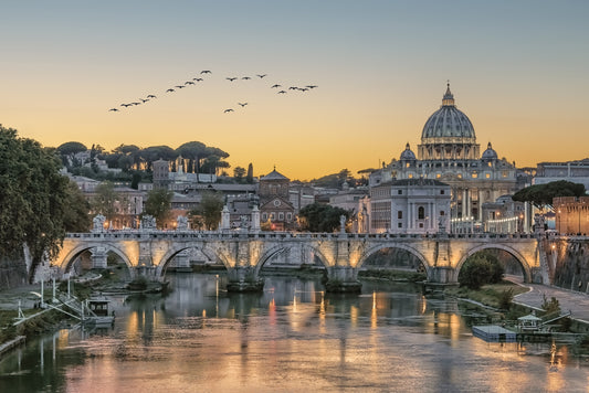 Rome's Golden Hour Wall Mural