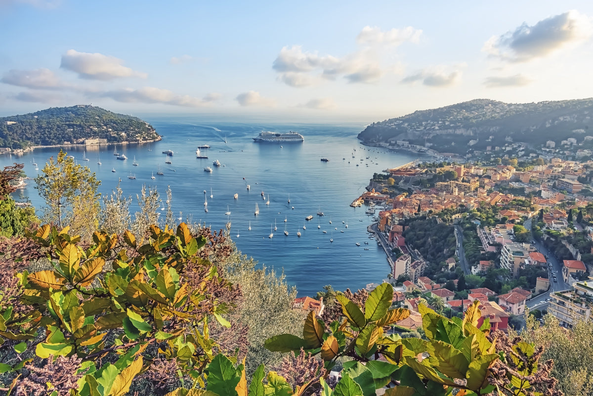 French Riviera Vista Wall Mural