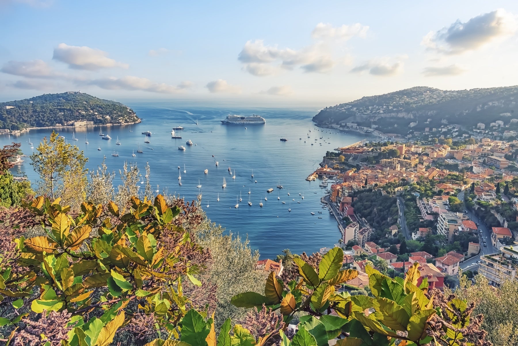 French Riviera Vista Wall Mural in your room — zoomed