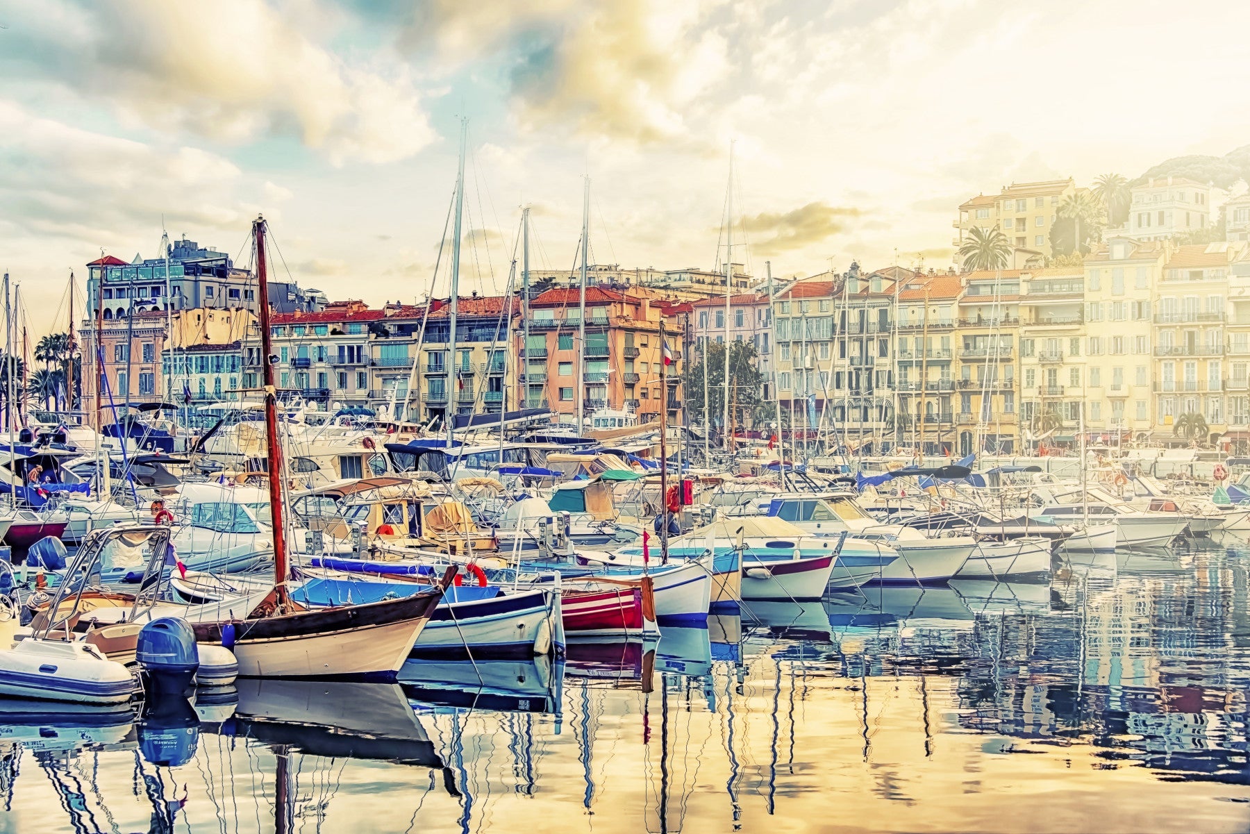 Harbor Serenity Wall Mural in your room — zoomed