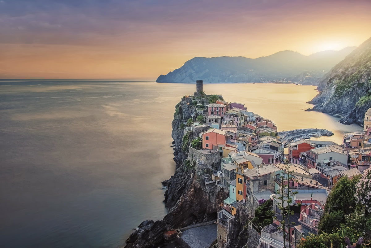 Cliffside Village Dream Wall Mural in your room