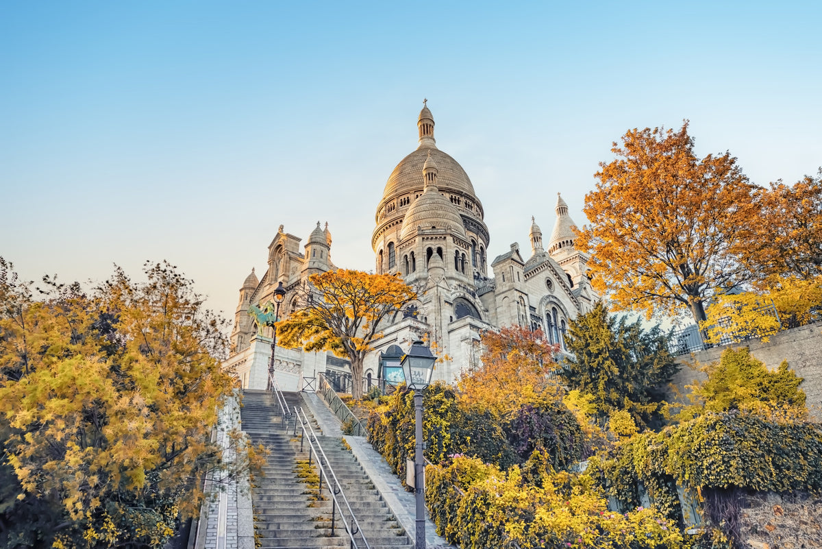 Sacre-Coeur Sunrise Wall Mural in your room — zoomed