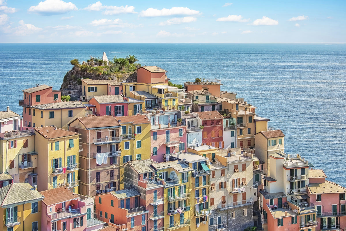 Coastal Village Charm Wall Mural