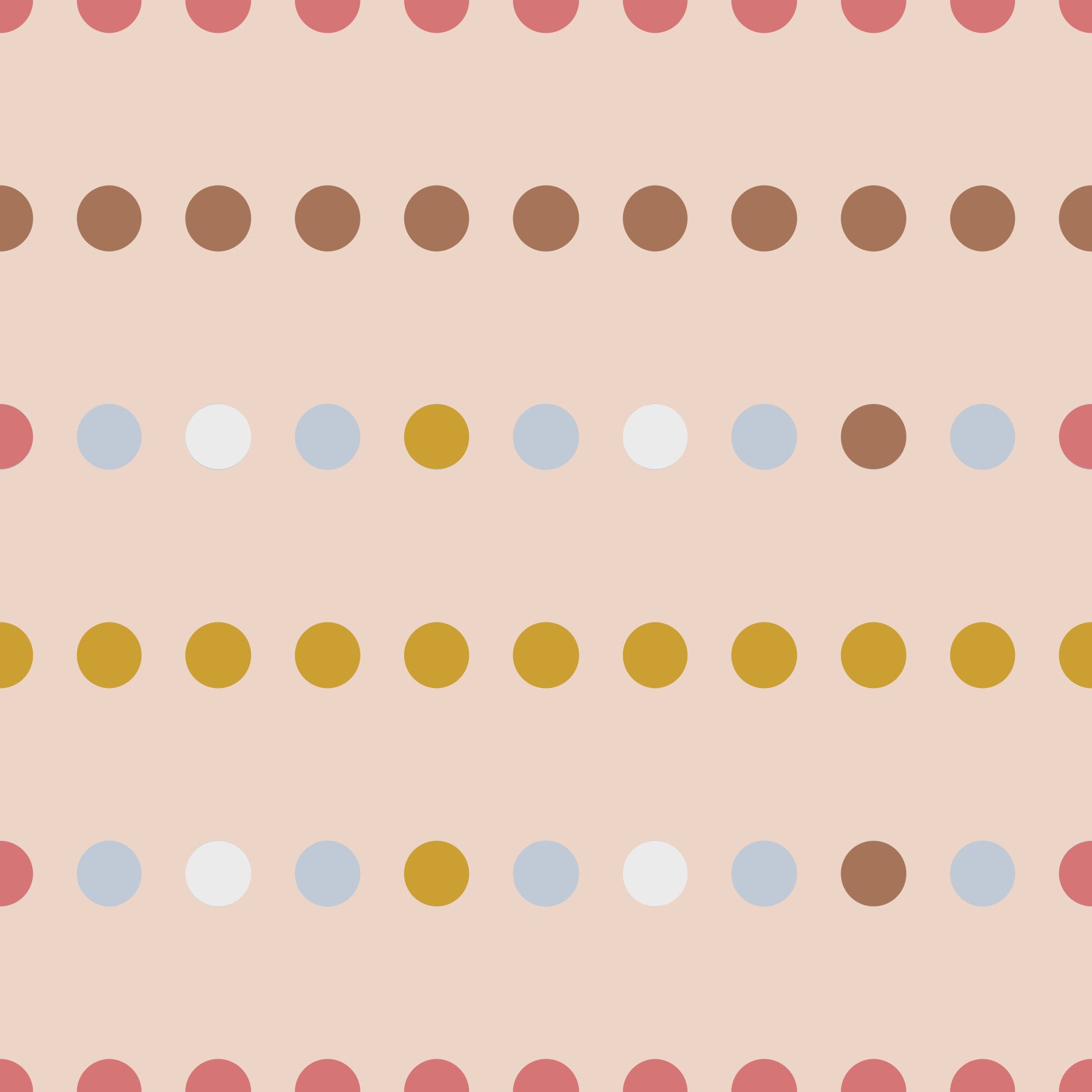 Polka Dot Parade Wallpaper⁠ in your room — zoomed