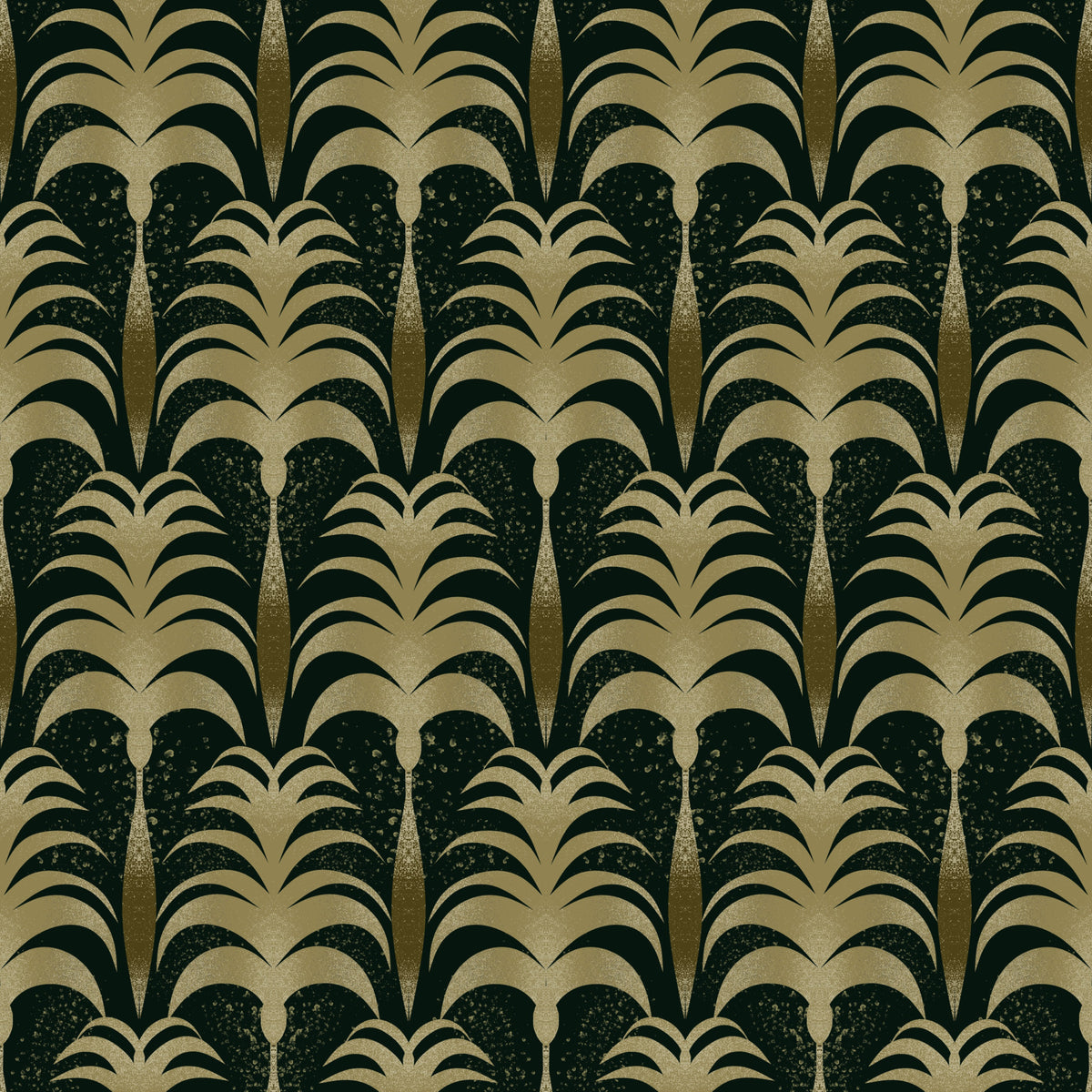 Vintage Palm Luxe Wallpaper⁠ in your room — zoomed