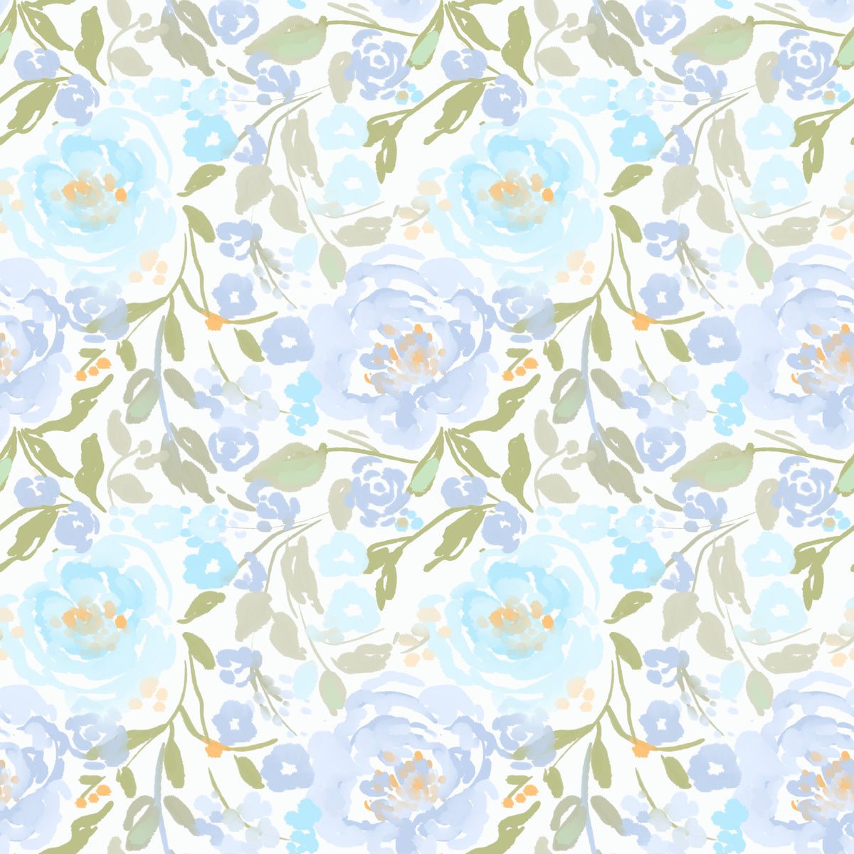 Watercolor Sky Blossom Wallpaper⁠ in your room