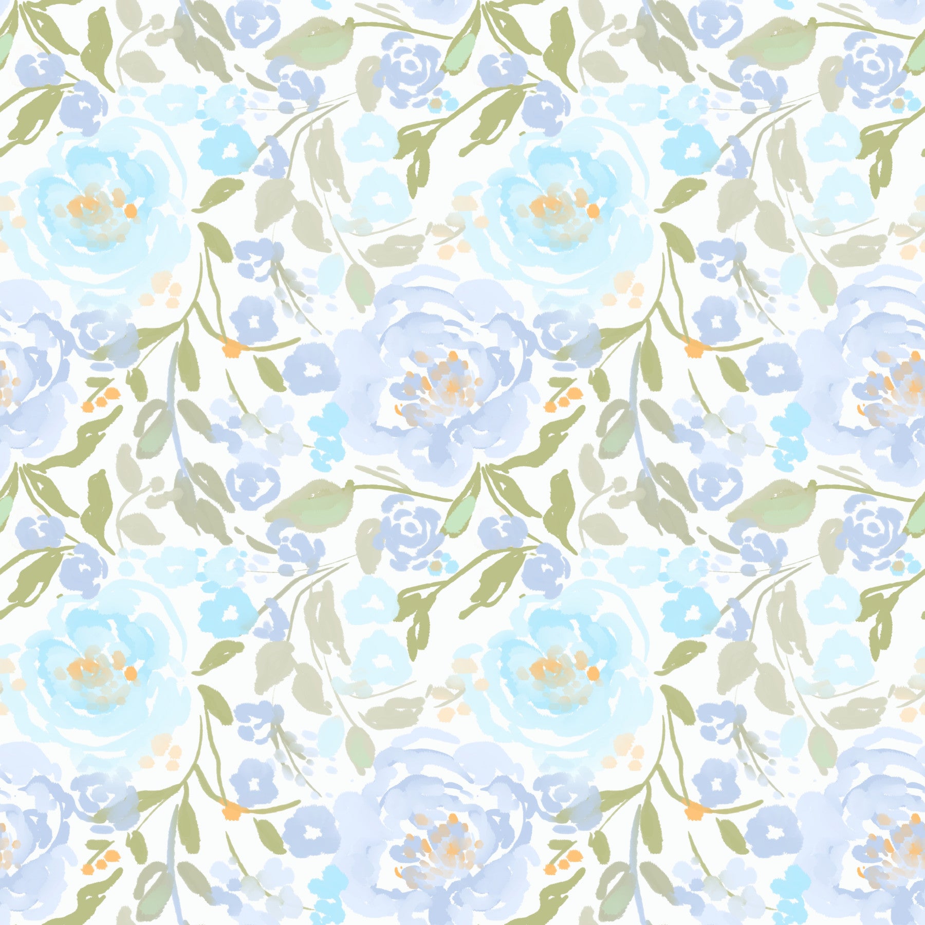 Watercolor Sky Blossom Wallpaper⁠