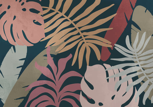 Serene Leaf Wall Mural