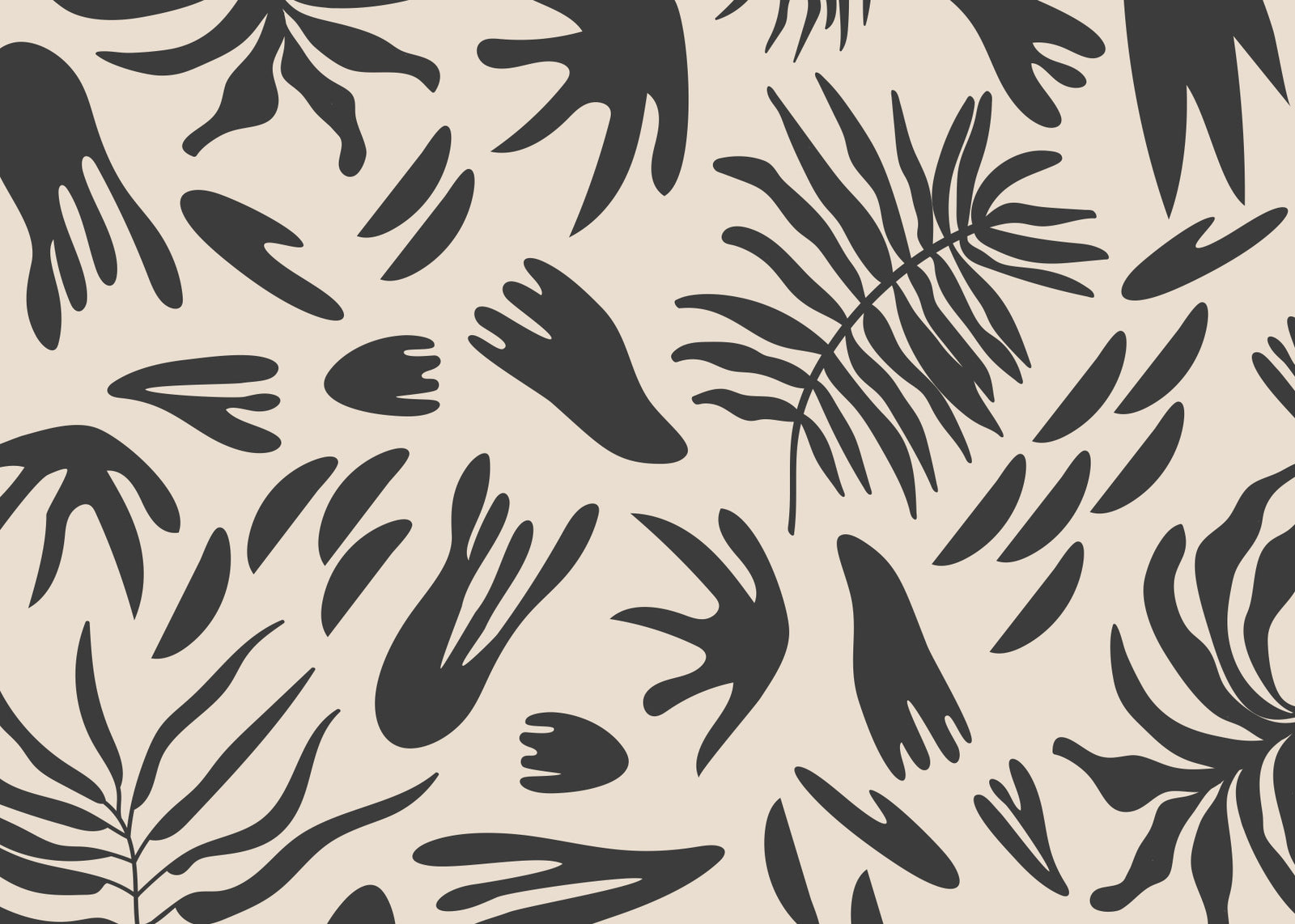 Botanical Cutouts Wall Mural in your room
