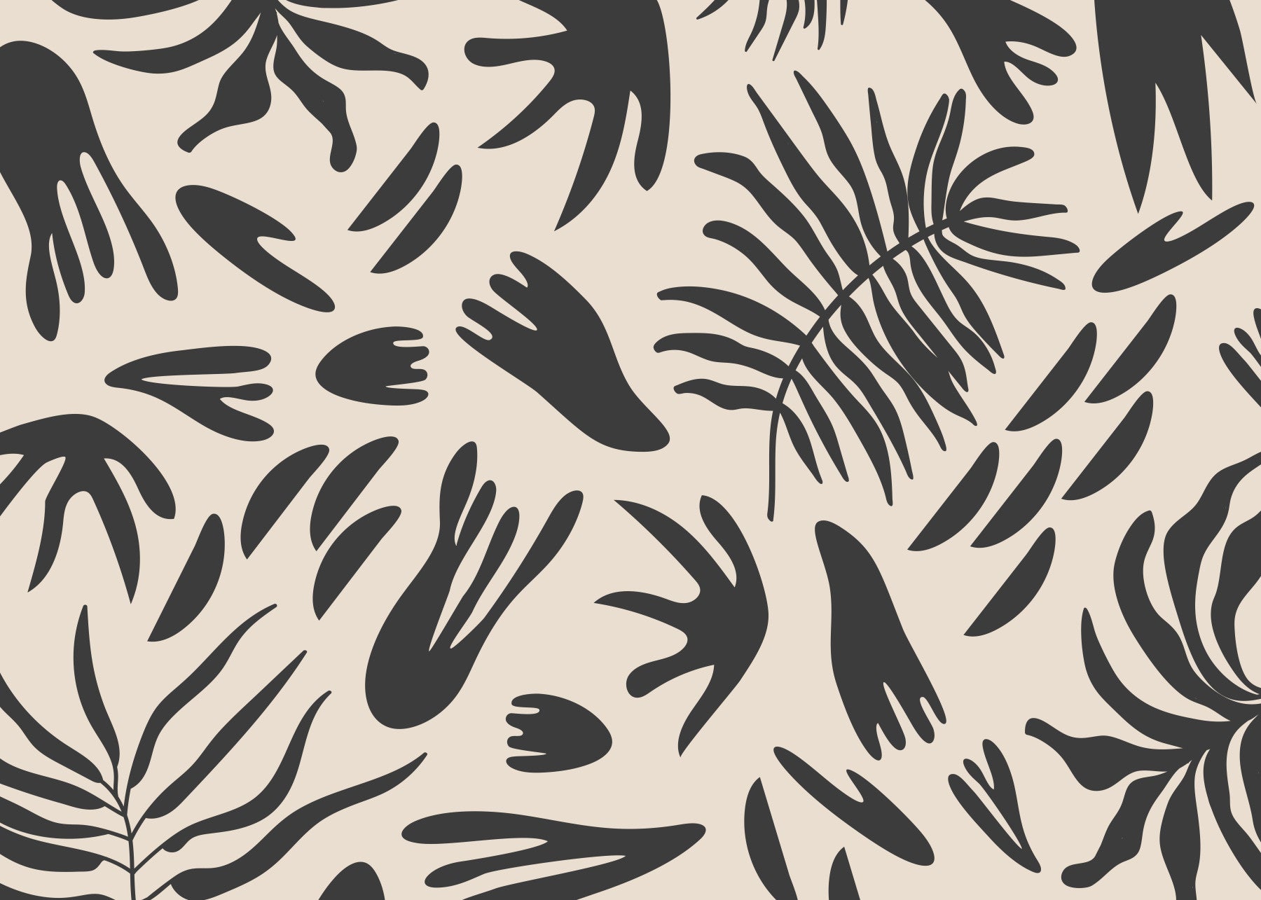 Botanical Cutouts Wall Mural