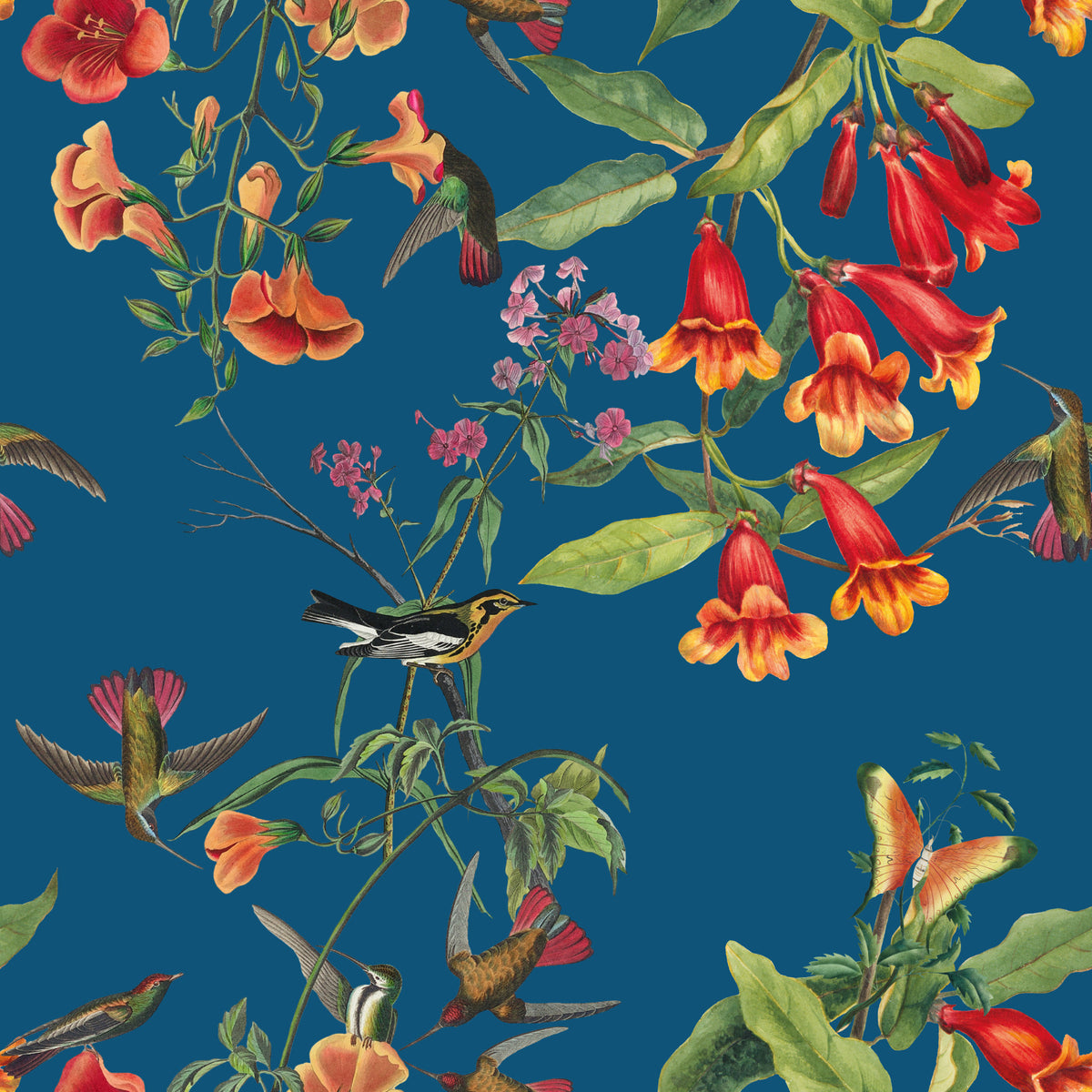 Flight & Flora Wallpaper⁠
