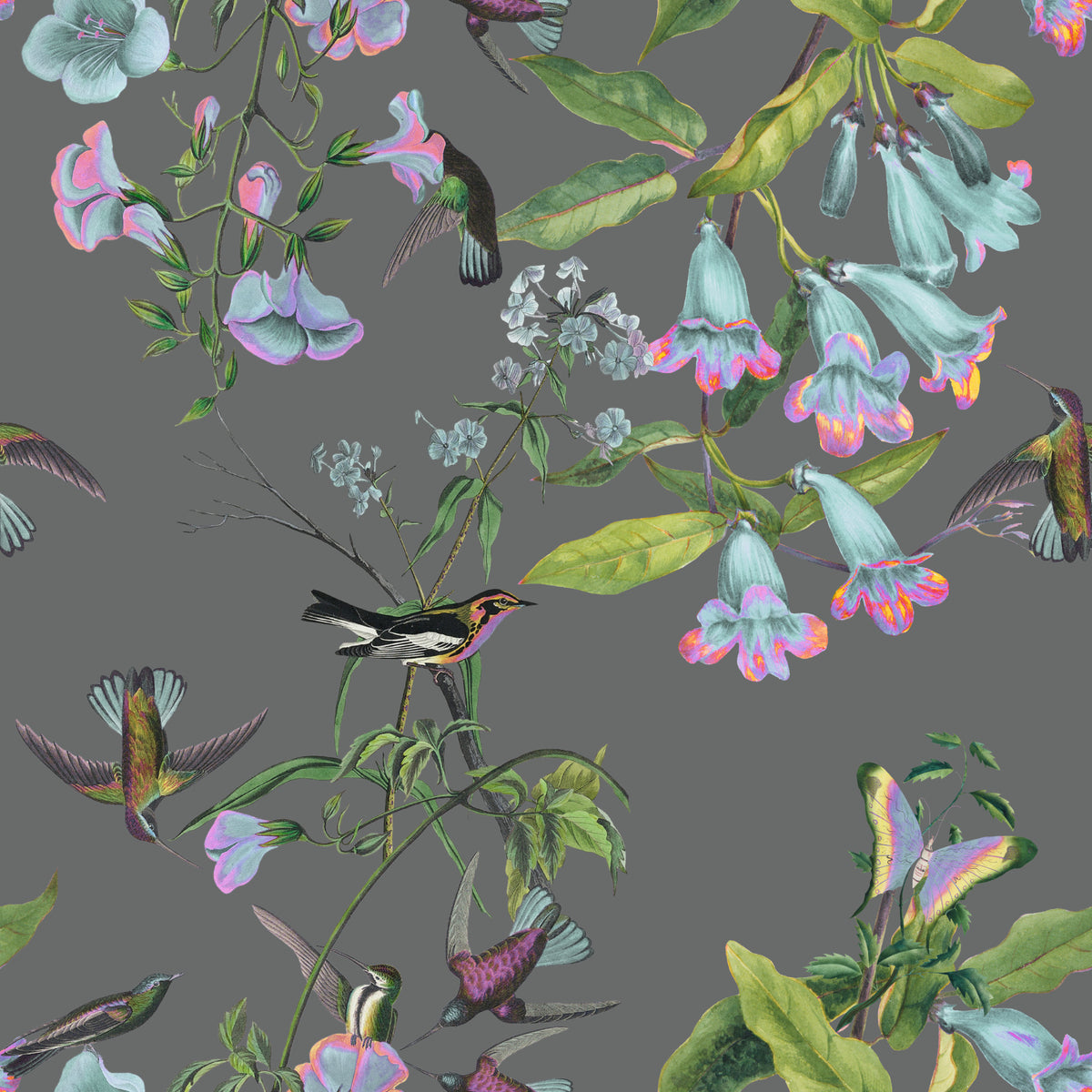 Botanical Serenade Wallpaper⁠ in your room — zoomed
