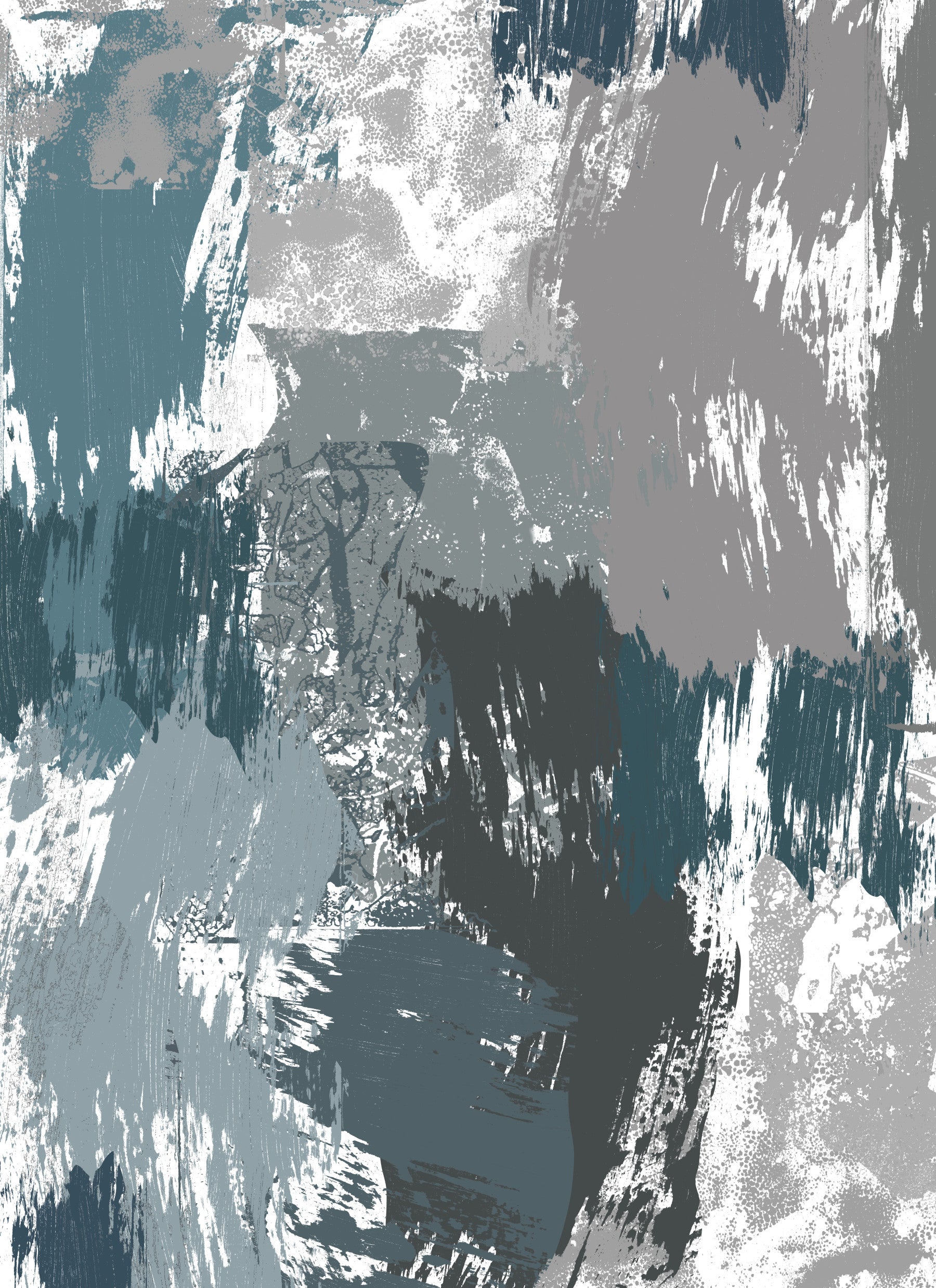 Fresque murale Montagne Froide in your room — zoomed