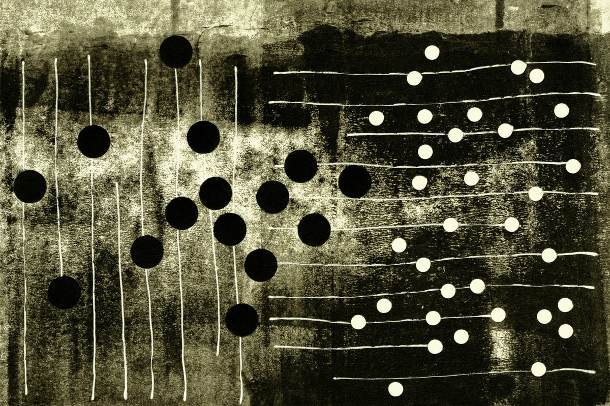 Fresque murale Rythmes monochromes - 2749386