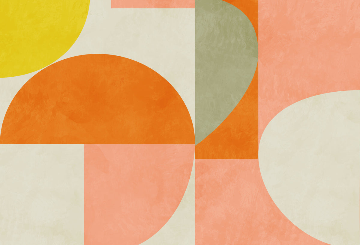 Mid-Century Mod Shapes Wall Mural - 2858622 in your room