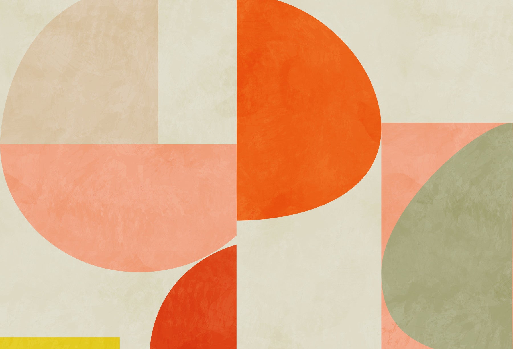 Geometric Harmony Wall Mural - 2858624 in your room — zoomed