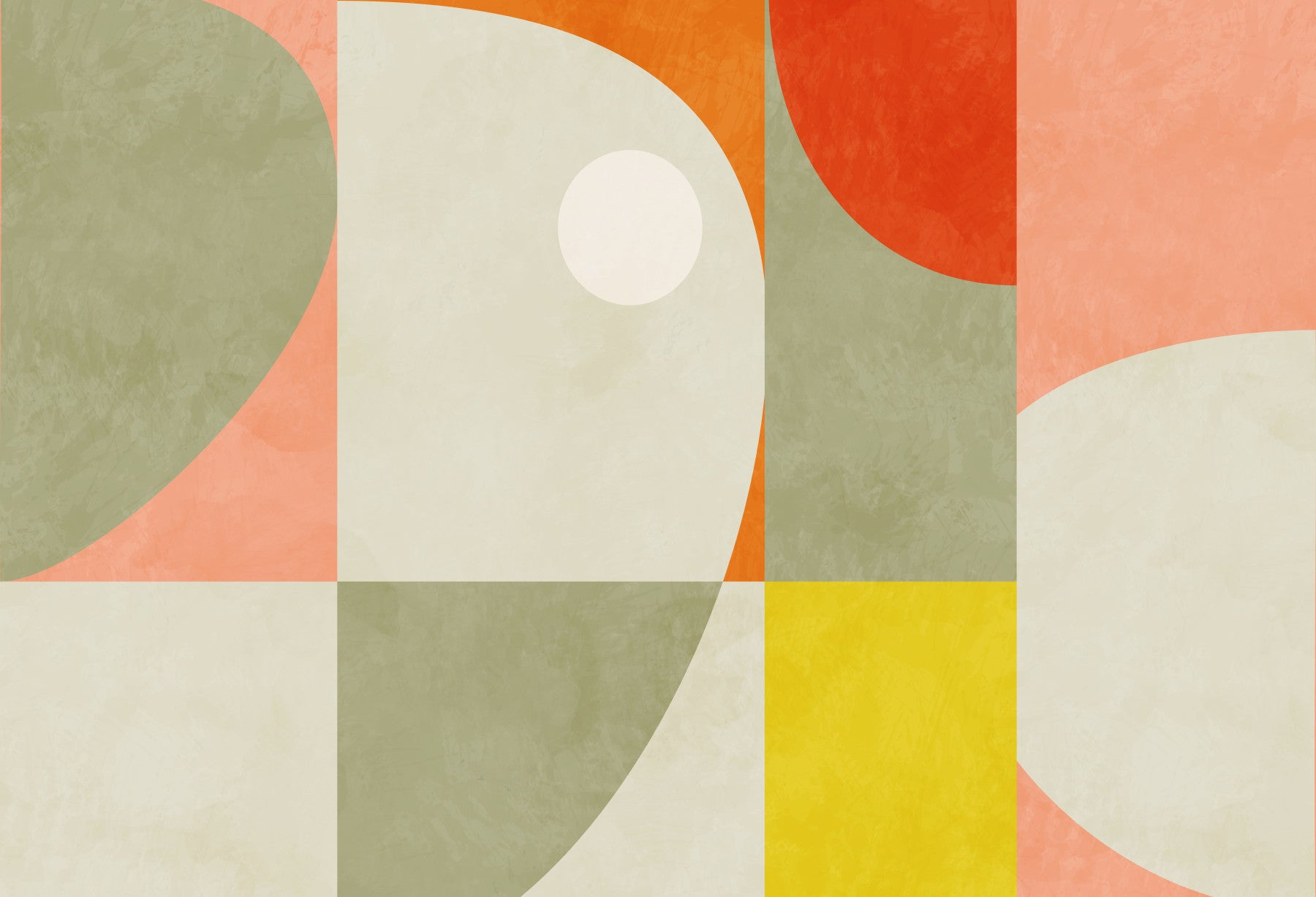Geometry in Harmony Wall Mural - 2858625