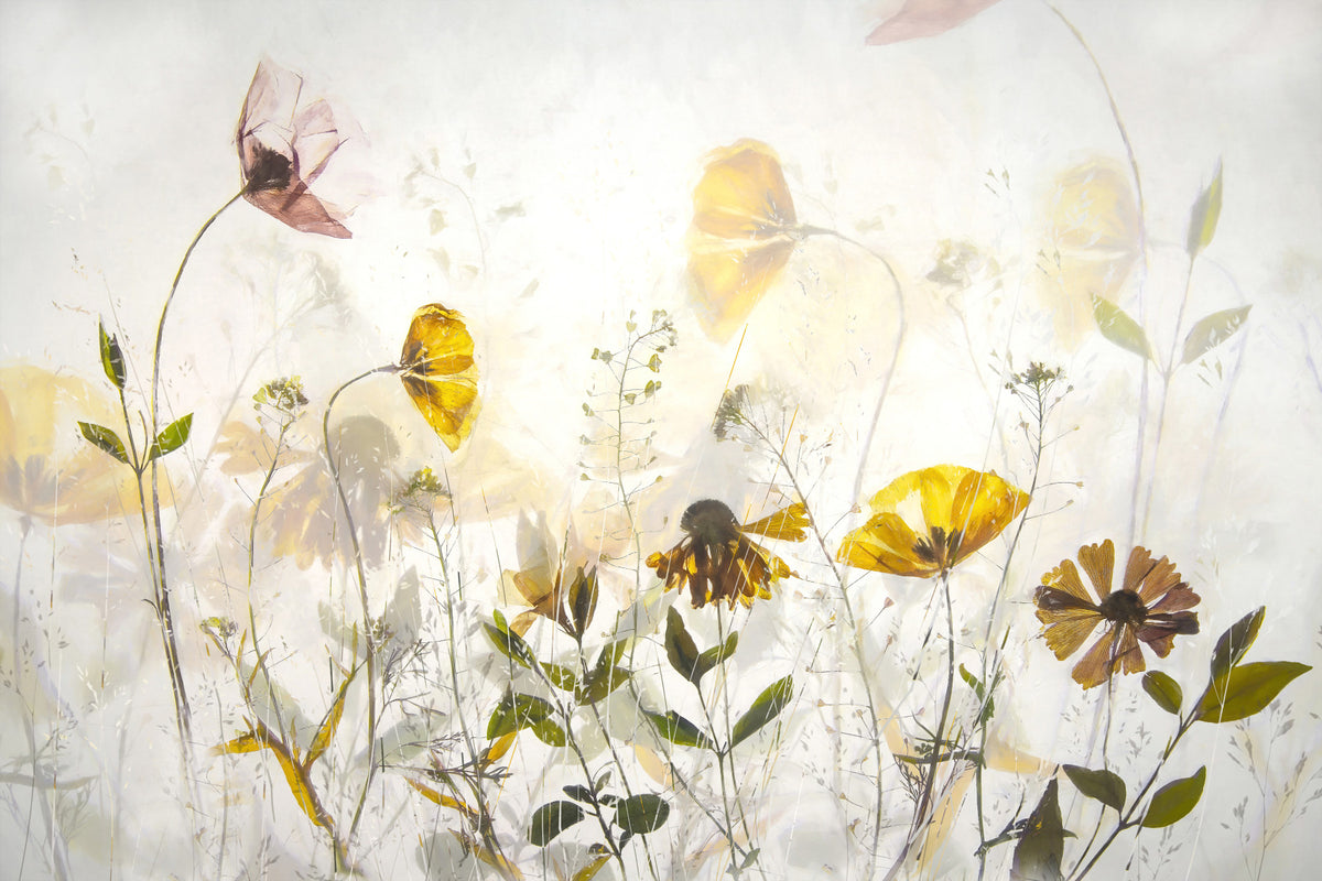 Translucent Floral Haze Wall Mural -1840020