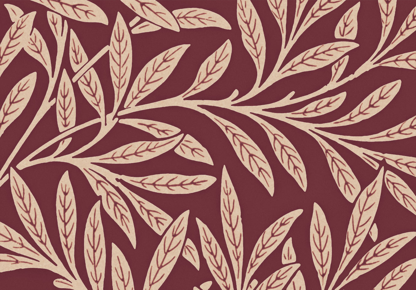 Papier peint mural feuille vintage -2606270