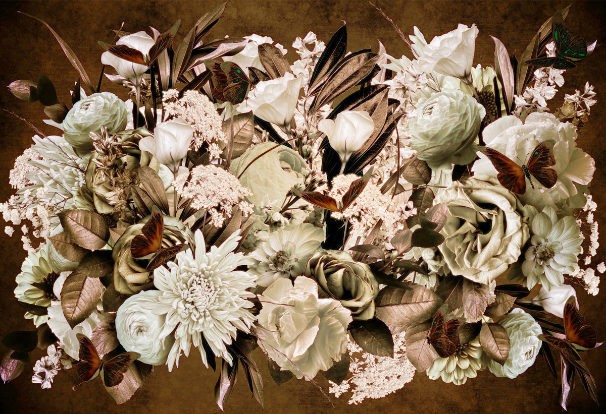 Fresque murale Vintage Floral Whispers -2620700 in your room — zoomed
