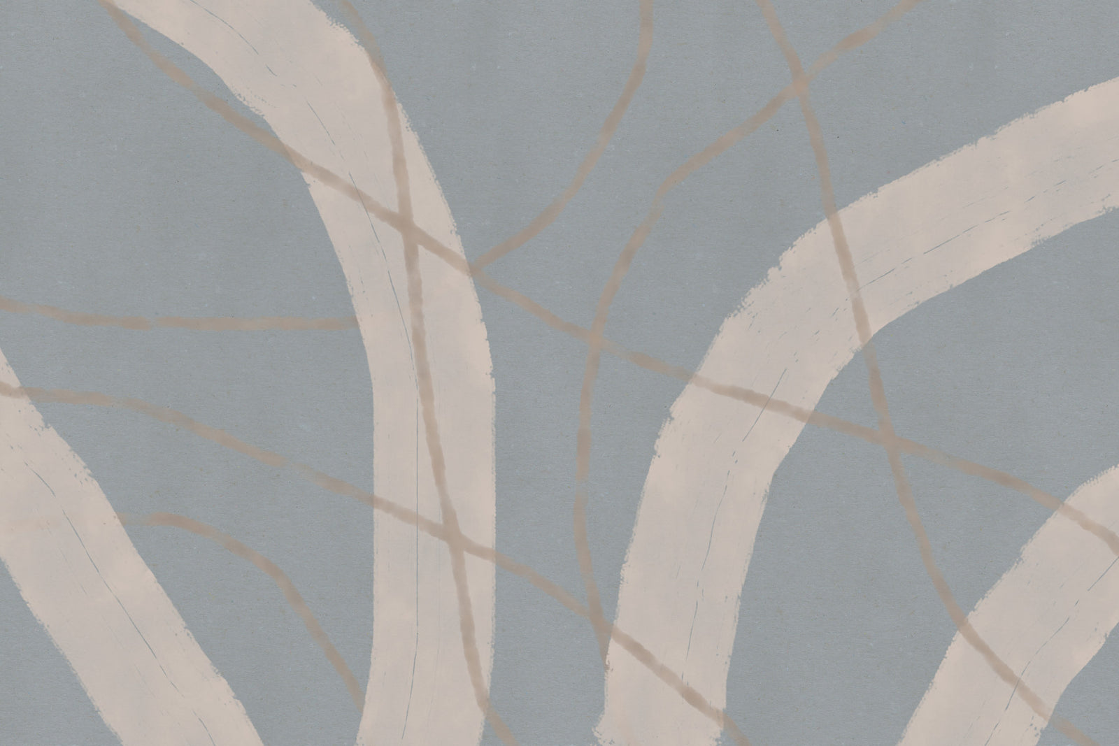 Curved Strokes Wall Mural -2876327