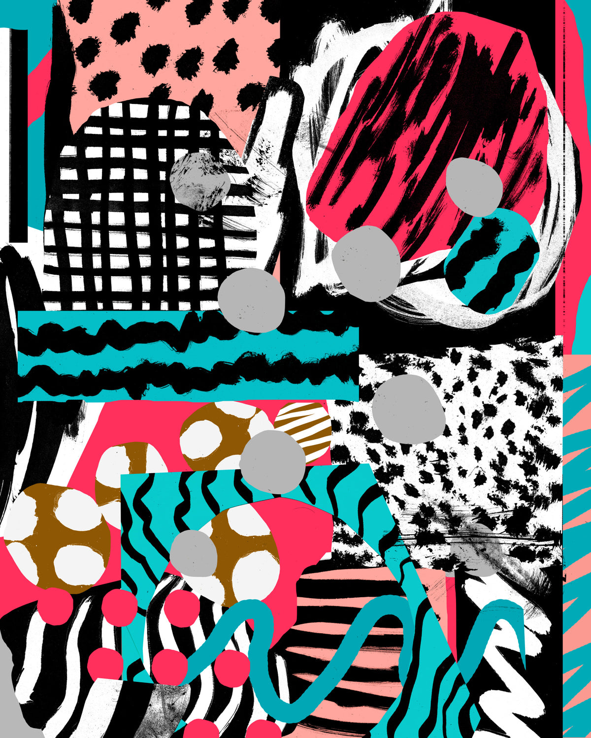 Fresque murale Evolution in your room — zoomed