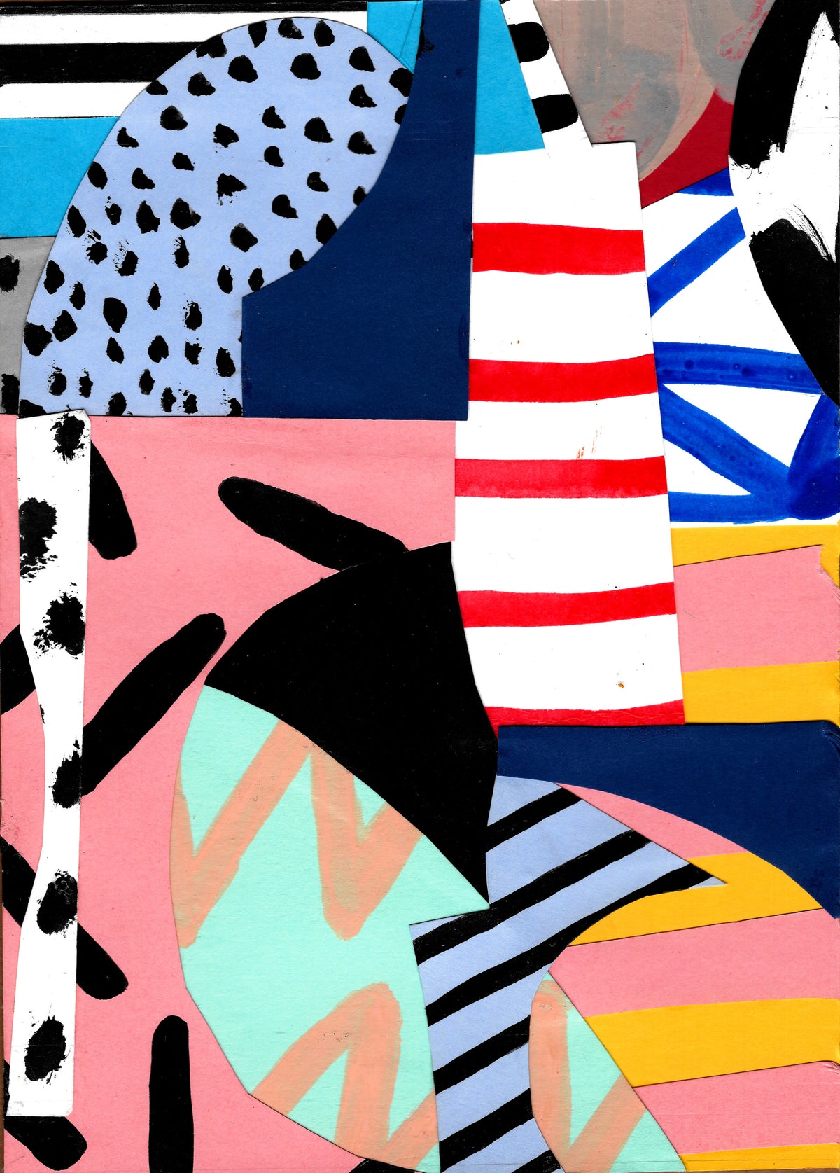 Cut & Paste Chaos Wall Mural in your room