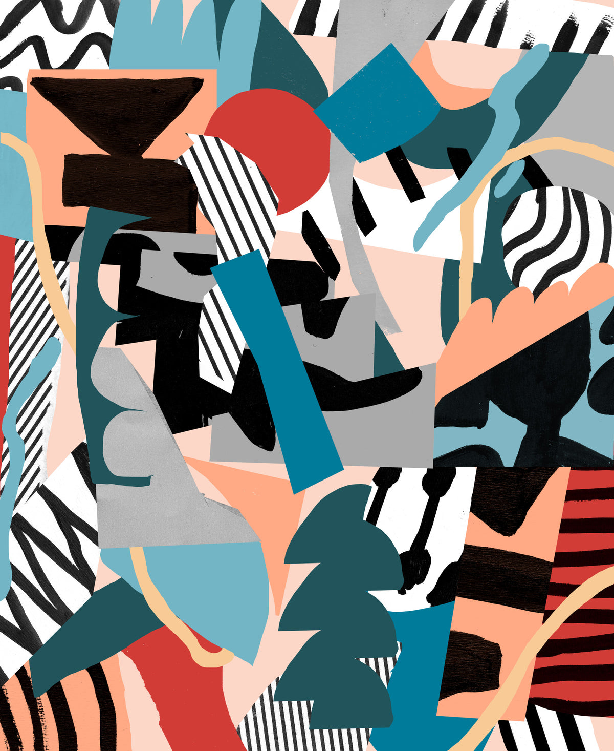 Freestyle Wall Mural in your room — zoomed
