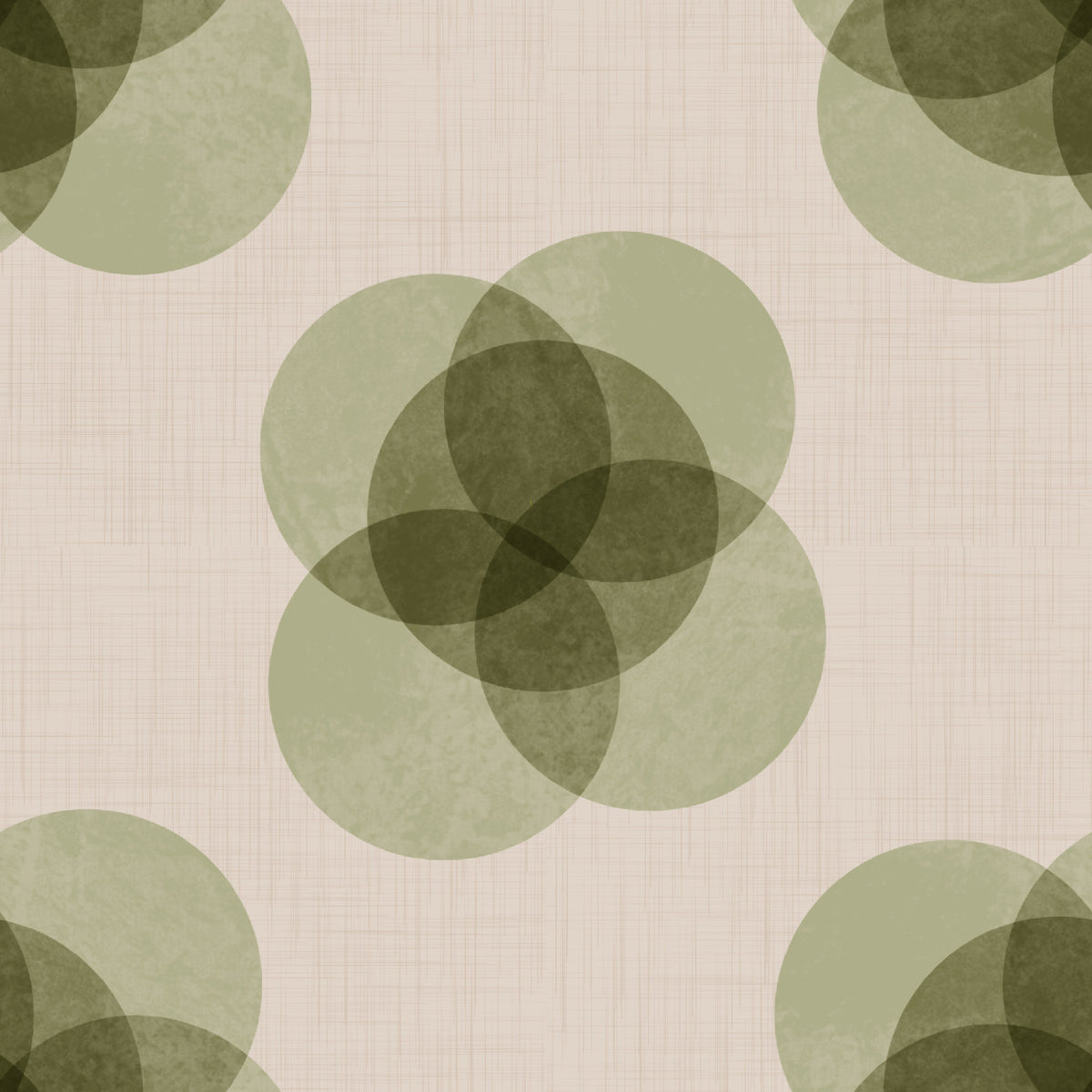 Japandi Petal - Soft Linen Minimal Modern Floral Wallpaper‚Å† in your room — zoomed