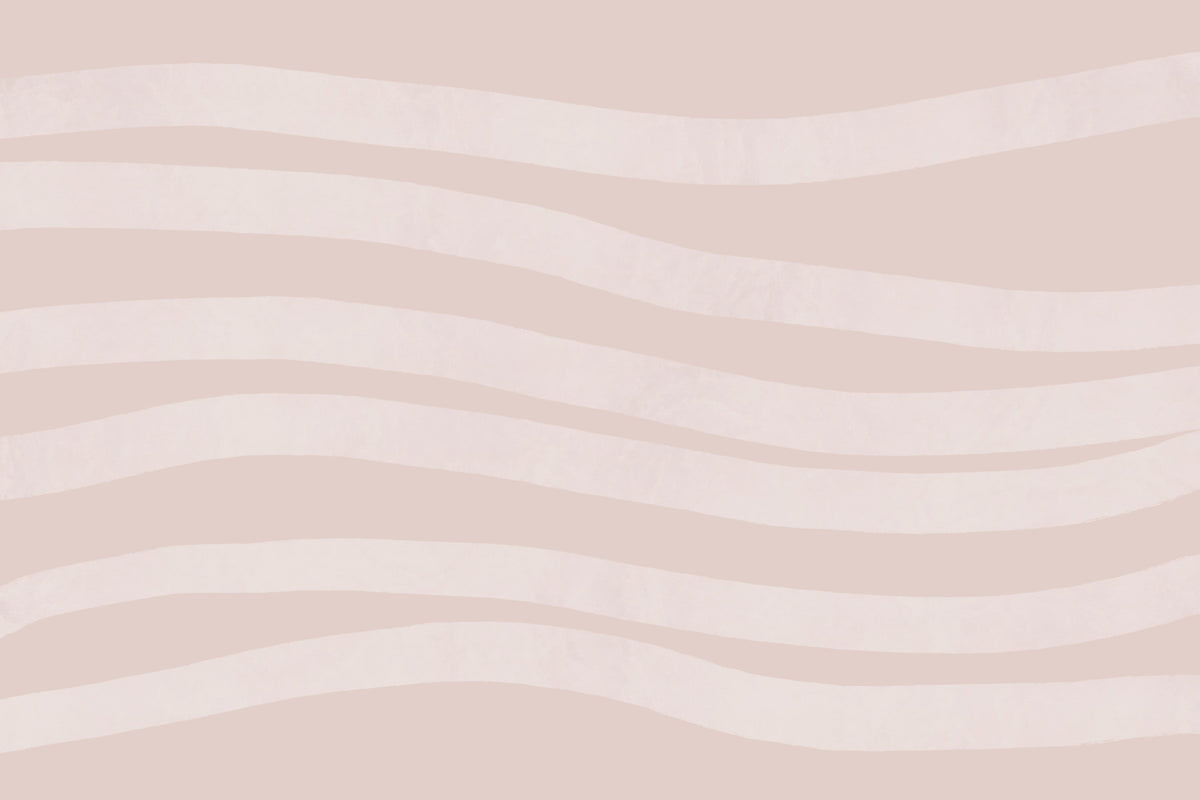 Rose Quartz Waves Wall Mural - 2329868 in your room — zoomed