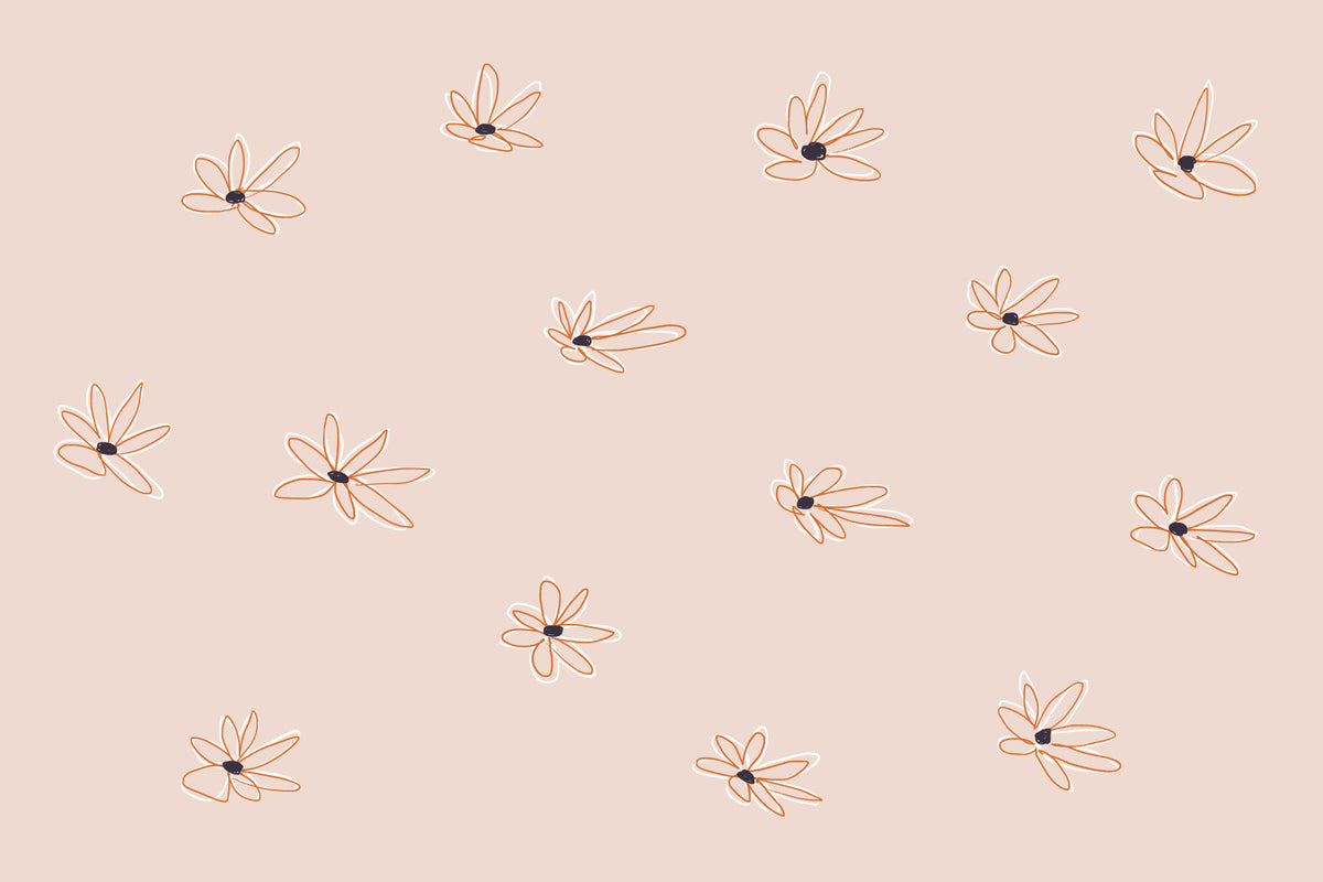Simply Blossom Wall Mural - 2344865 in your room — zoomed